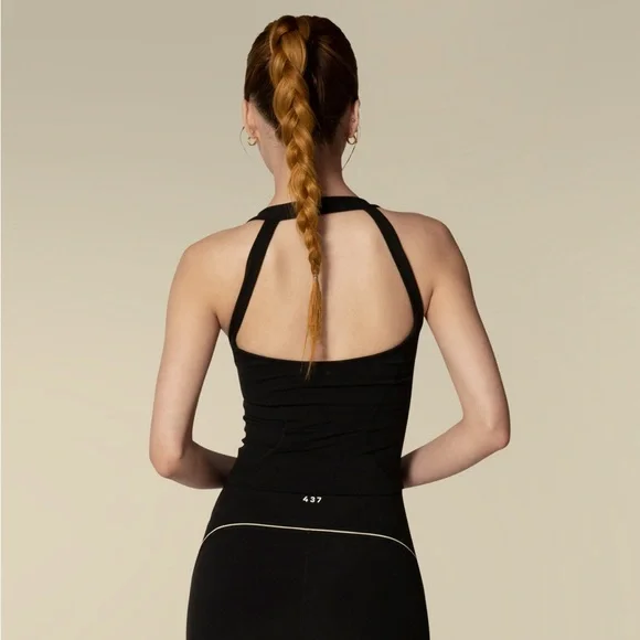 Women's Black Tank Top - Picture 2 of 7